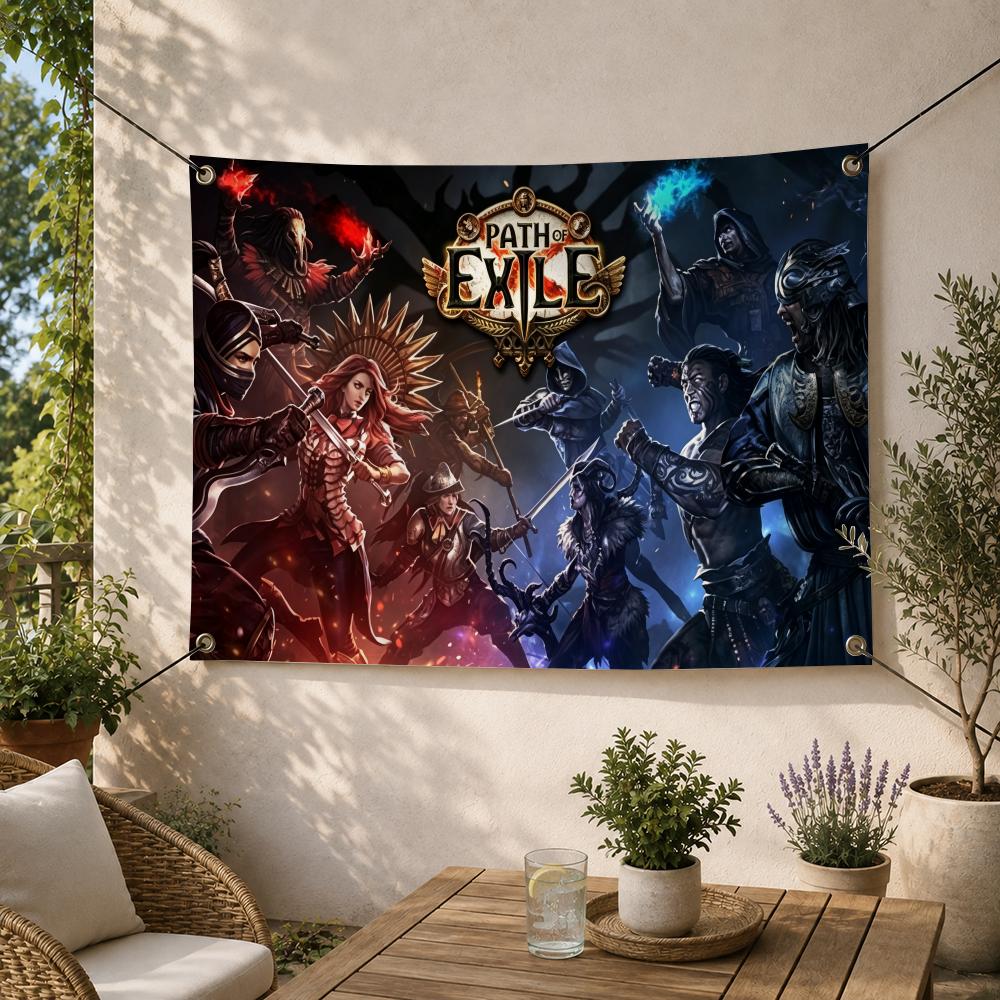 Outdoor Camping Rpg - Bandeira Decorativa do Jogo RPG de