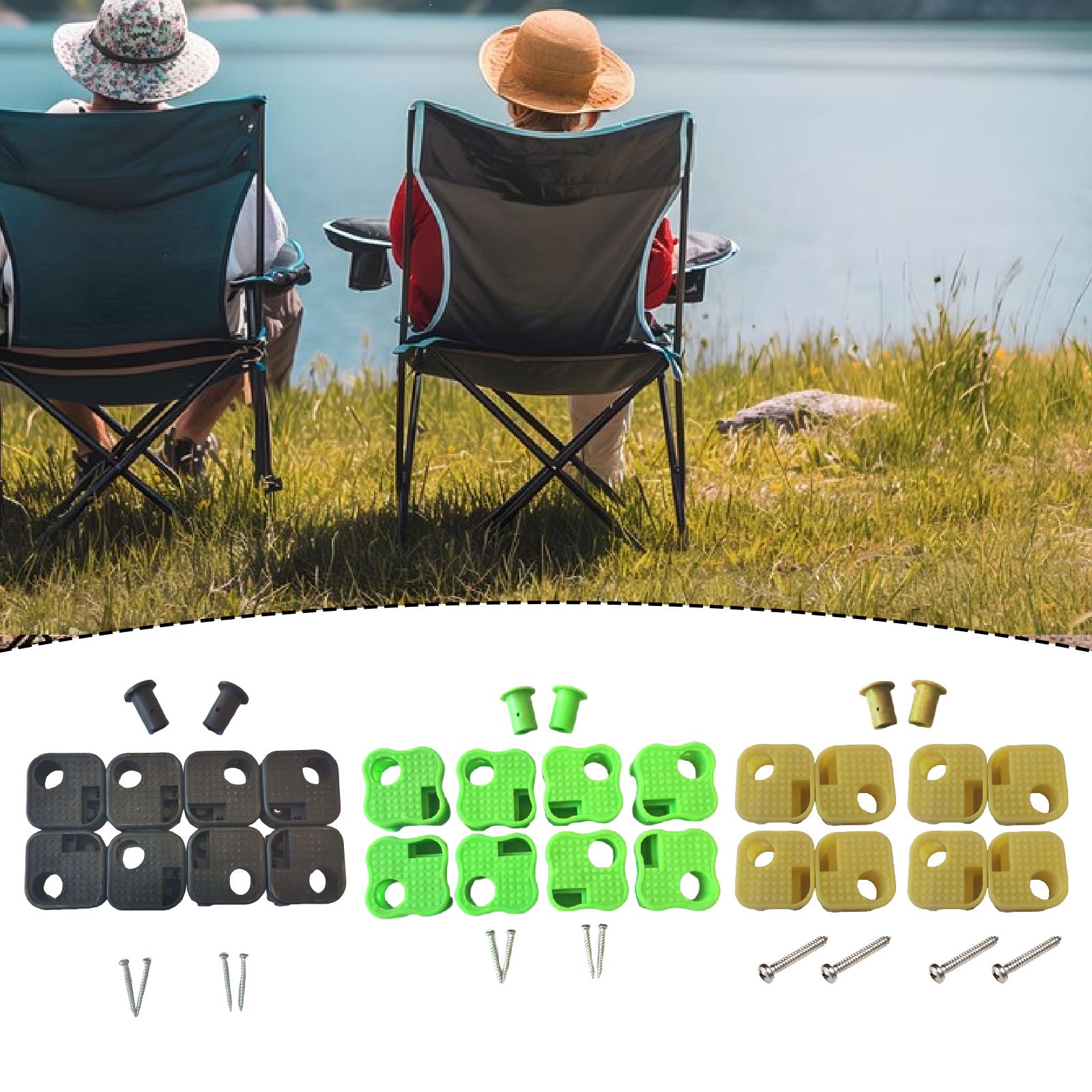 Outdoor Camping Table And Chairs - 8 Peças de Pés de Reposição