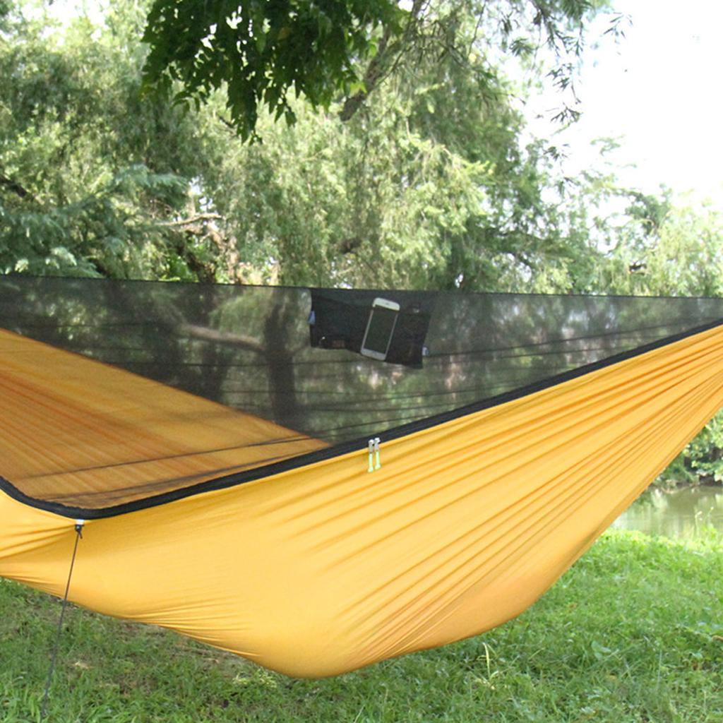 Camping Hammock - Bolsa de Malha Suspensa para Rede,