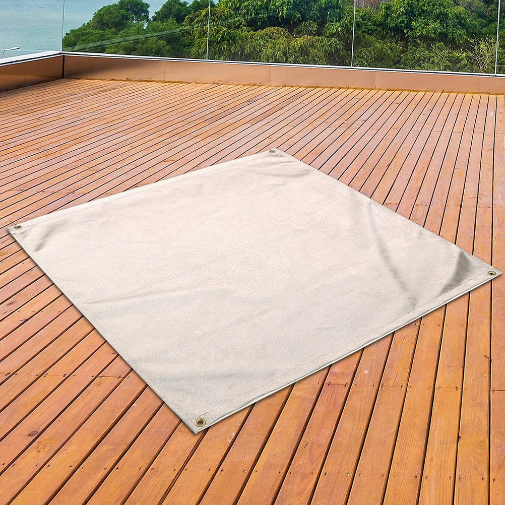 Outdoor Camping Fire Pit - 1 unidade de tapete resistente ao
