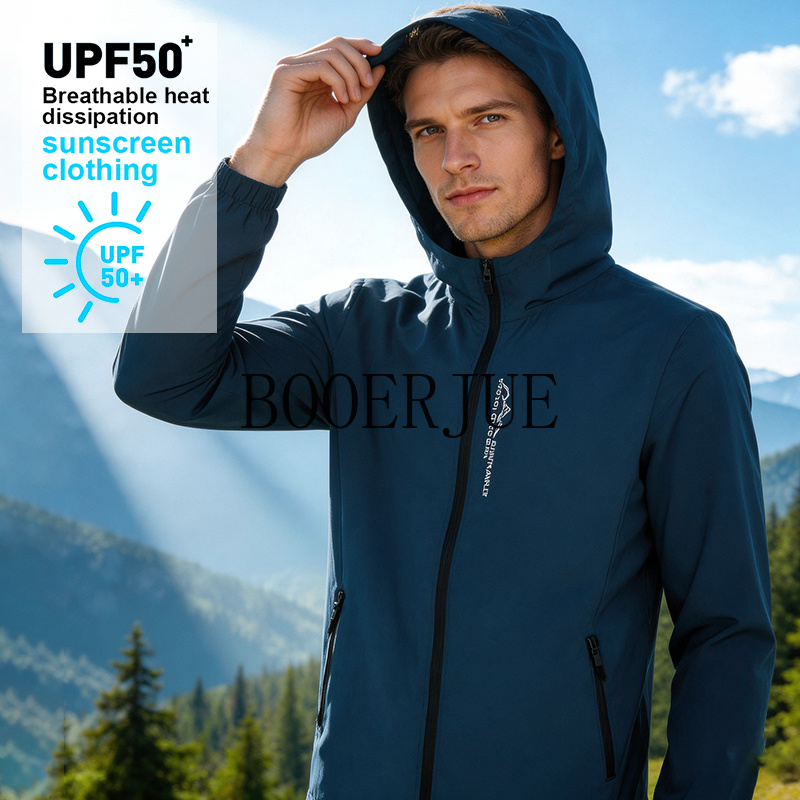 Camping Outdoor Clothing - Jaquetas de Hiking para Homens à