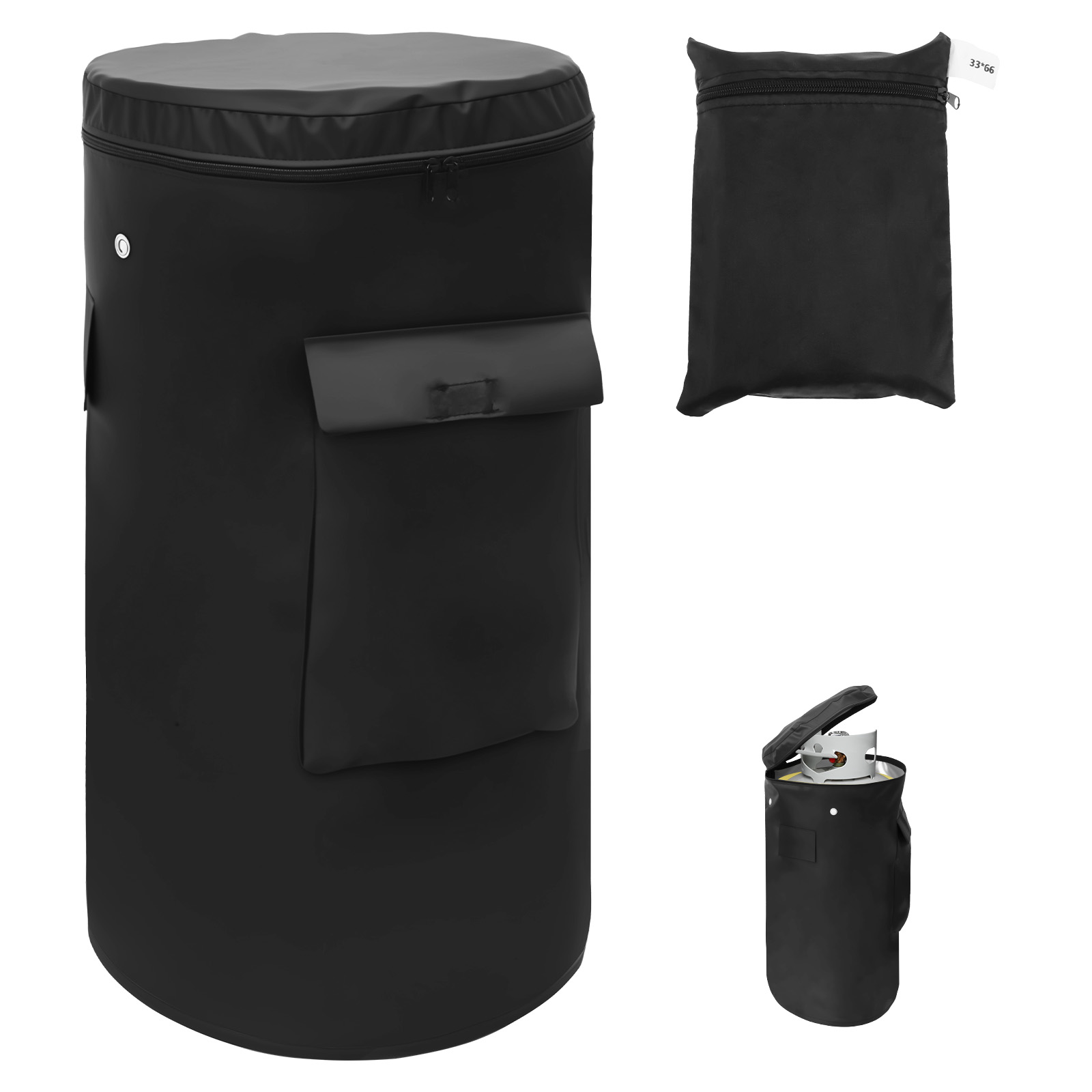Outdoor Camping Ventilator - Capa de tanque de propano de