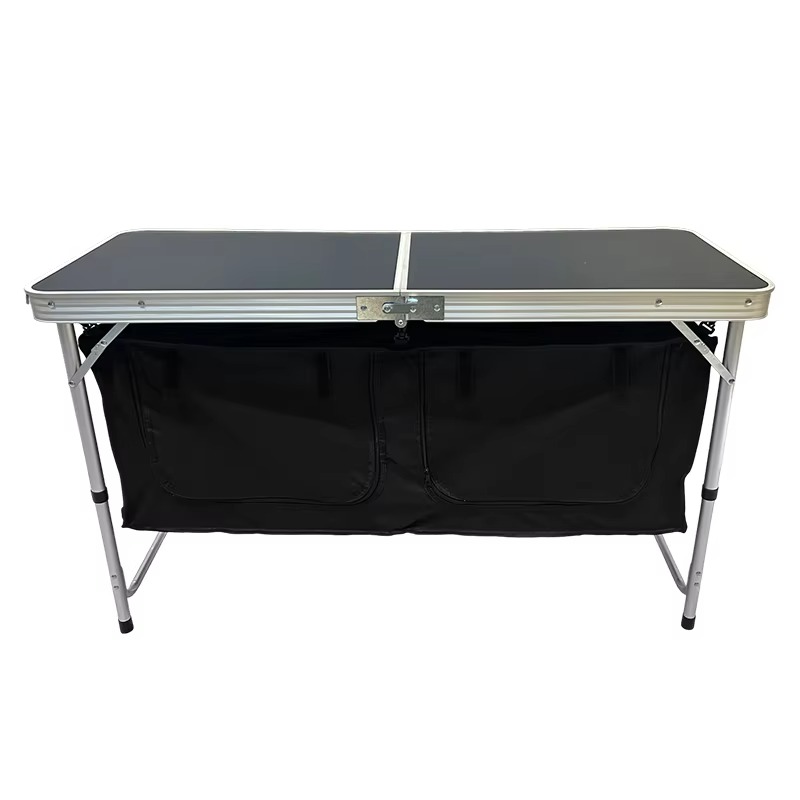 Outdoor Camping Folding Storage Box - Mesa de cozinha portátil dobrável de