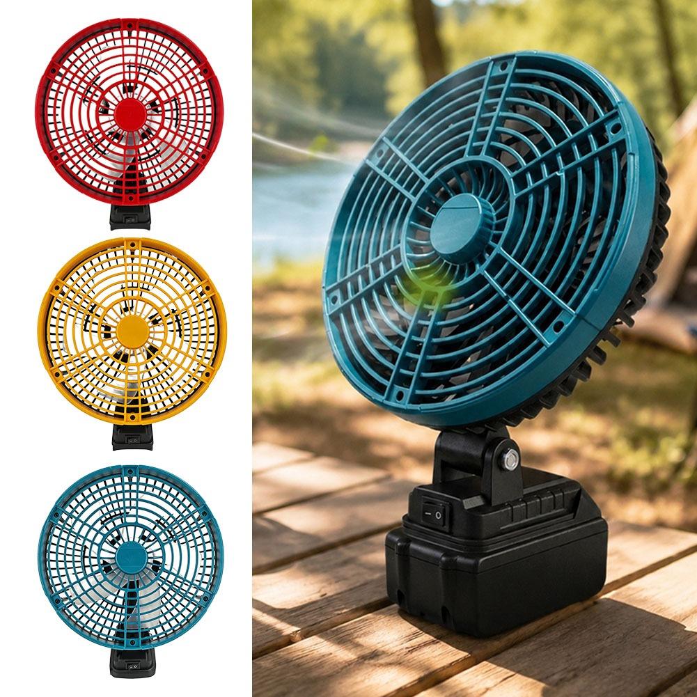 Outdoor Camping Ventilator - Ventilador DC com carregamento USB, ventilador