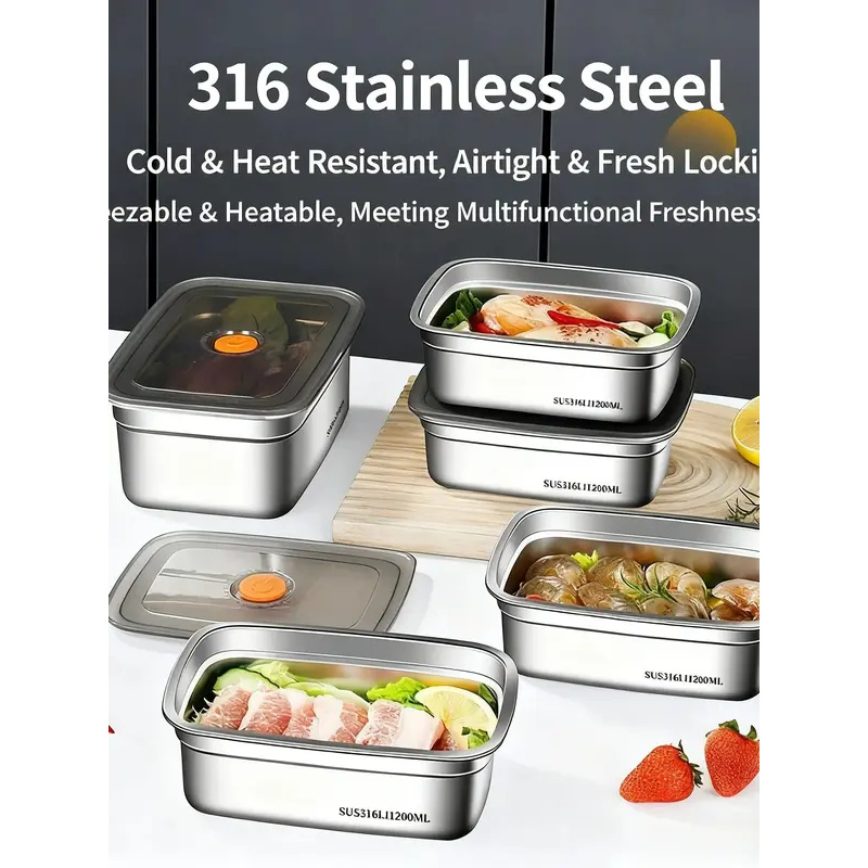 Caixa Bento de Aço Inoxidável  - Outdoor Camping Fridge avaliação e preço