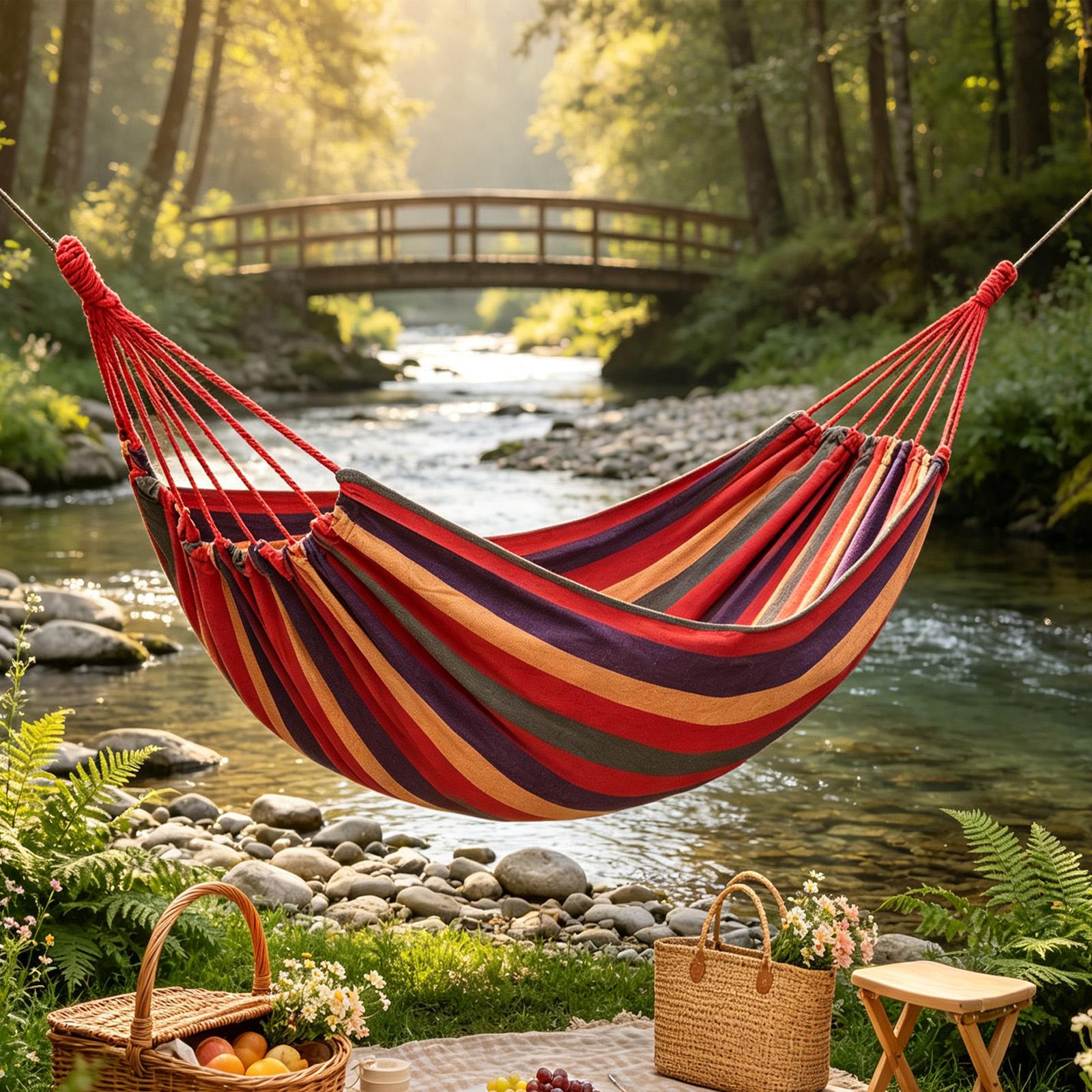 Rede de descanso portátil 200x - Camping Hammock avaliação e preço