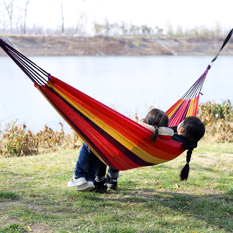 Rede de Lona Sem Varetas de Ma - Camping Hammock avaliação e preço