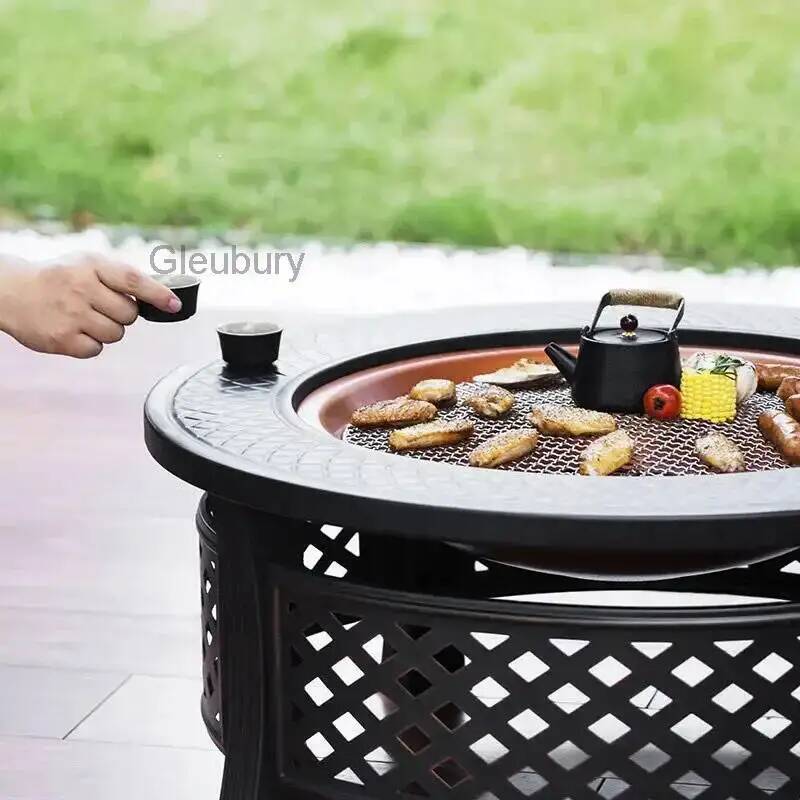 Suporte para Braseiro e Churra - Outdoor Camping Fire Pit avaliação e preço