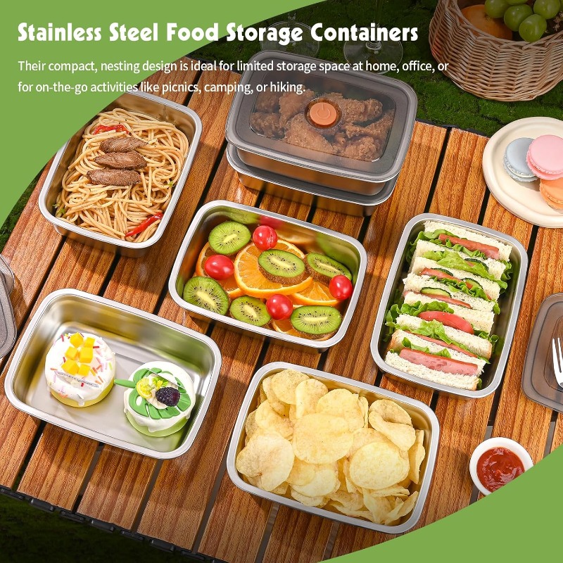 Caixa de Almoço de Aço Inoxidá - Outdoor Camping Fridge avaliação e preço