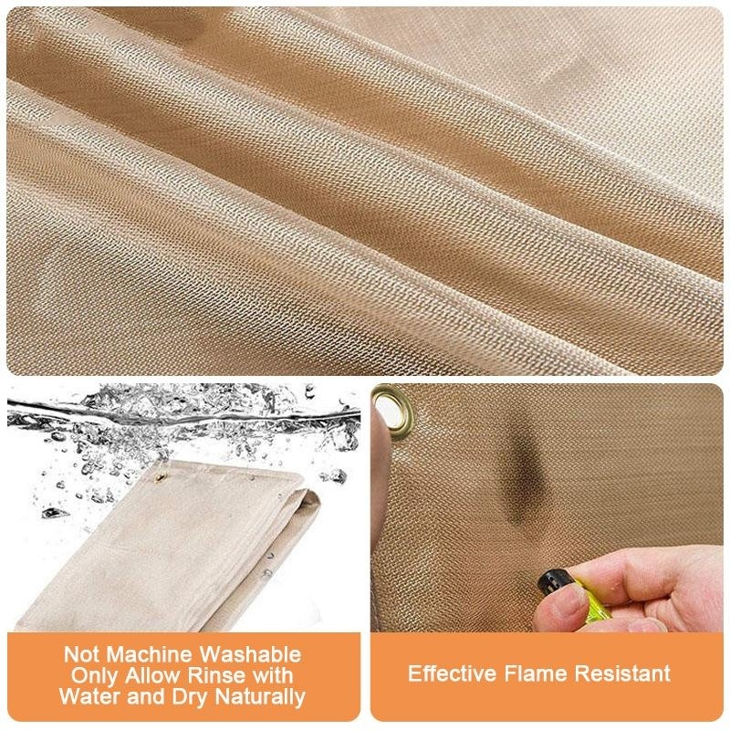 Tapete Protetor de Chão para F - Outdoor Camping Fire Pit avaliação e preço