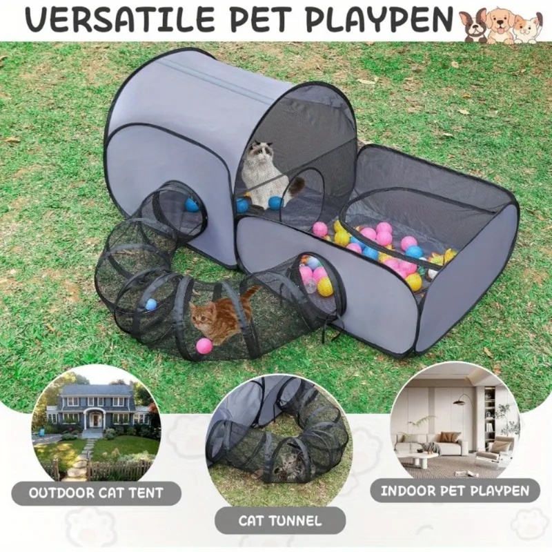 Tenda Dobrável para Gatos, Tún - Outdoor Camping Dog Fence avaliação e preço