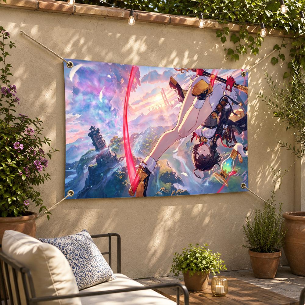 Bandeira decorativa da série G - Outdoor Camping Rpg avaliação e preço