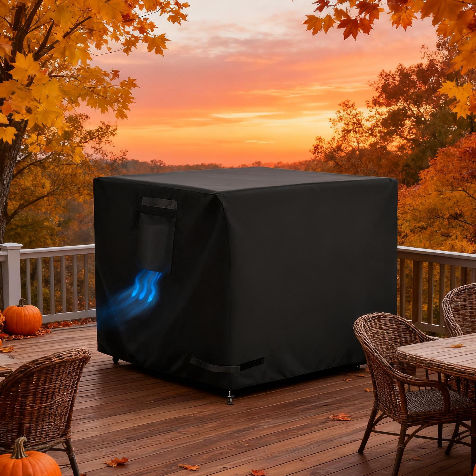 Capa para fogueira quadrada, 3 - Outdoor Camping Fire Pit avaliação e preço