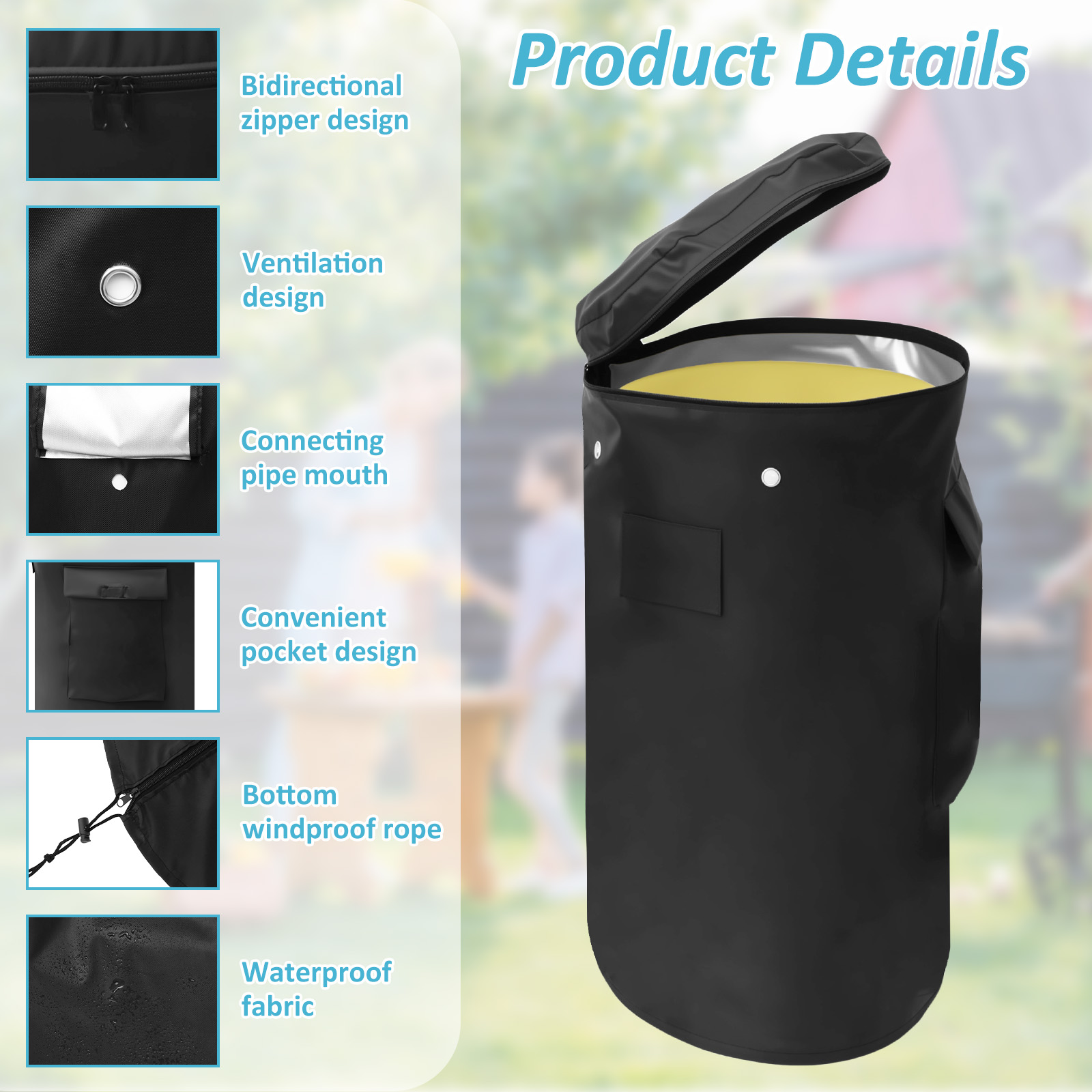 Capa de tanque de propano de p - Outdoor Camping Ventilator avaliação e preço