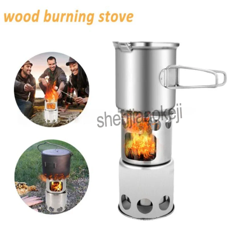 Novo Fogão de Camping Multifun - Outdoor Camping Wood Burning Stove avaliação e preço