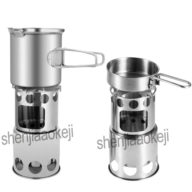 Novo Fogão de Camping Multifun - Outdoor Camping Wood Burning Stove avaliação e preço