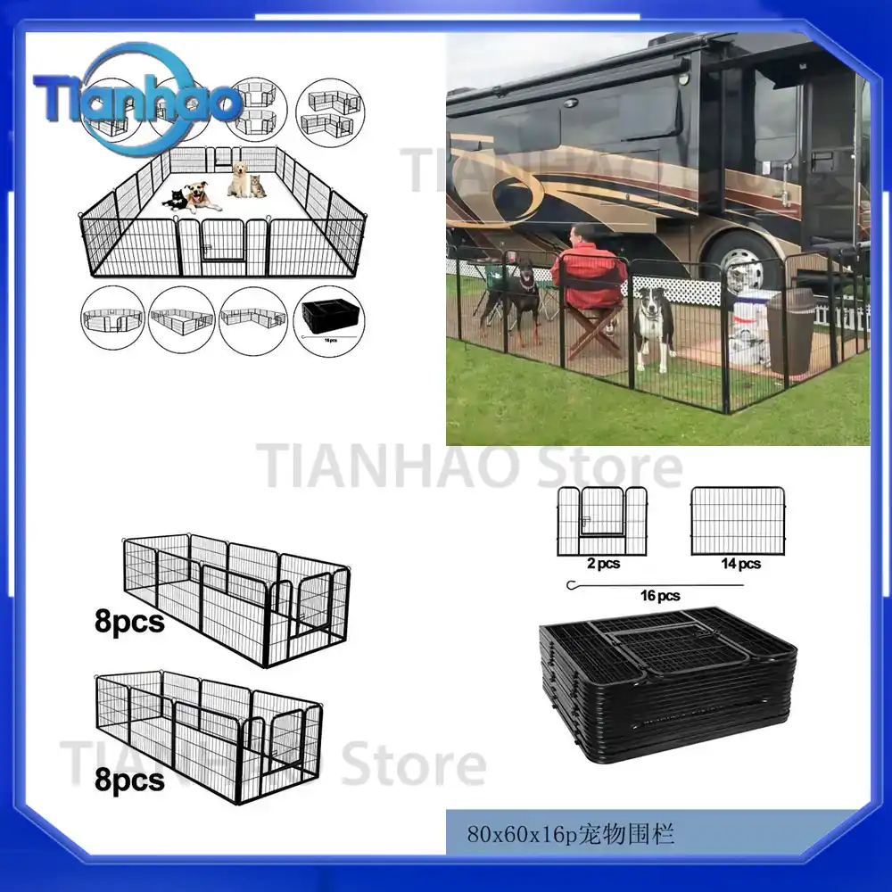 Cercado para Animais de Estima - Outdoor Camping Dog Fence avaliação e preço