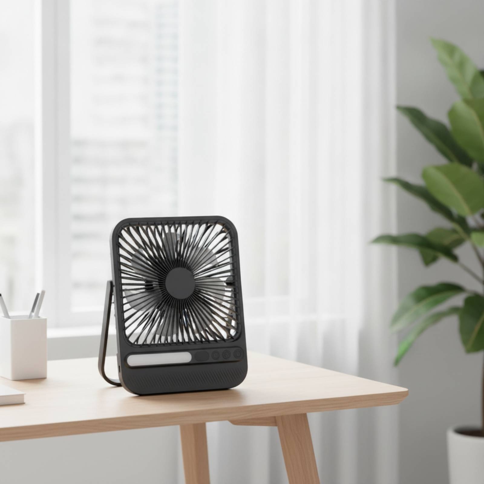 Ventilador de Mesa com Luz, Ve - Outdoor Camping Ventilator avaliação e preço