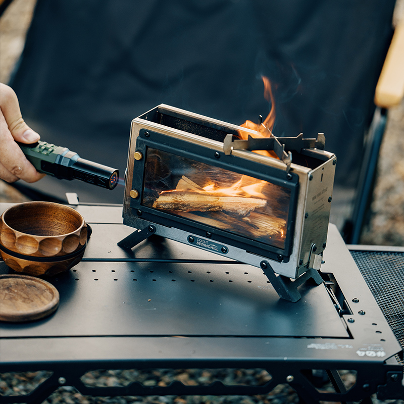 Fogão a Lenha Portátil Goout S - Outdoor Camping Wood Burning Stove avaliação e preço