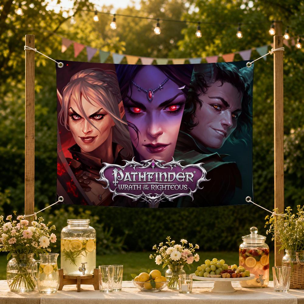 Bandeira de parede com tema de - Outdoor Camping Rpg avaliação e preço