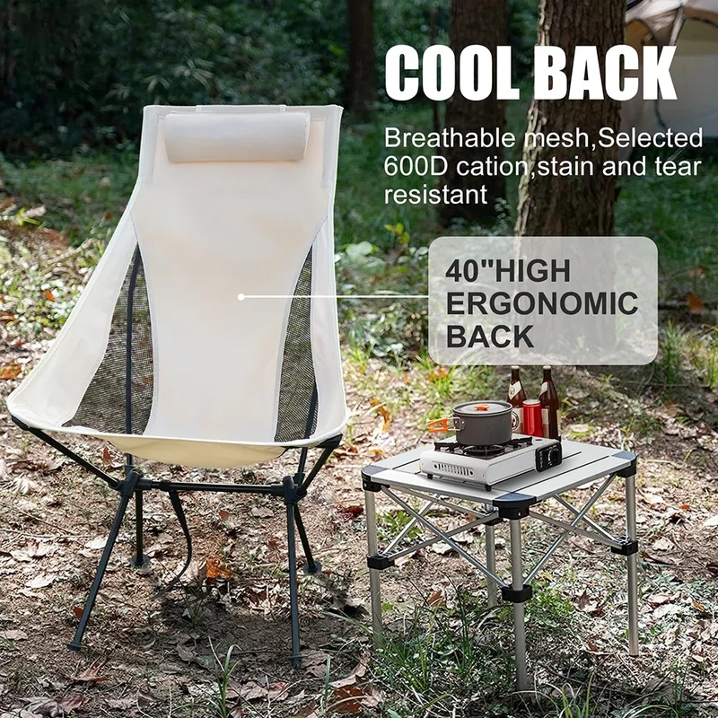 Cadeira de camping dobrável em - Outdoor Camping Recliner Chairs avaliação e preço