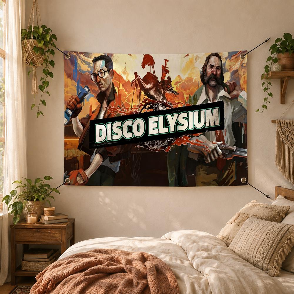Bandeira Decorativa Game-Disco - Outdoor Camping Rpg avaliação e preço