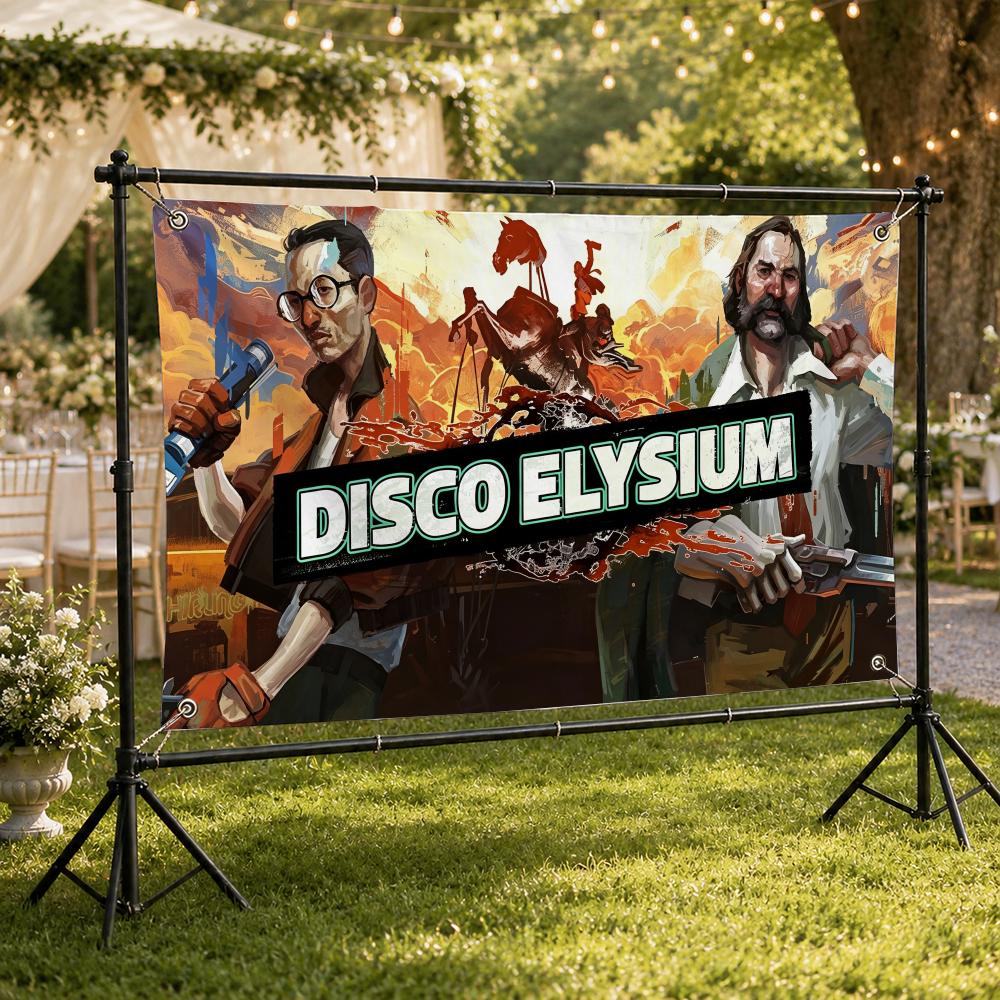 Bandeira Decorativa Game-Disco - Outdoor Camping Rpg avaliação e preço