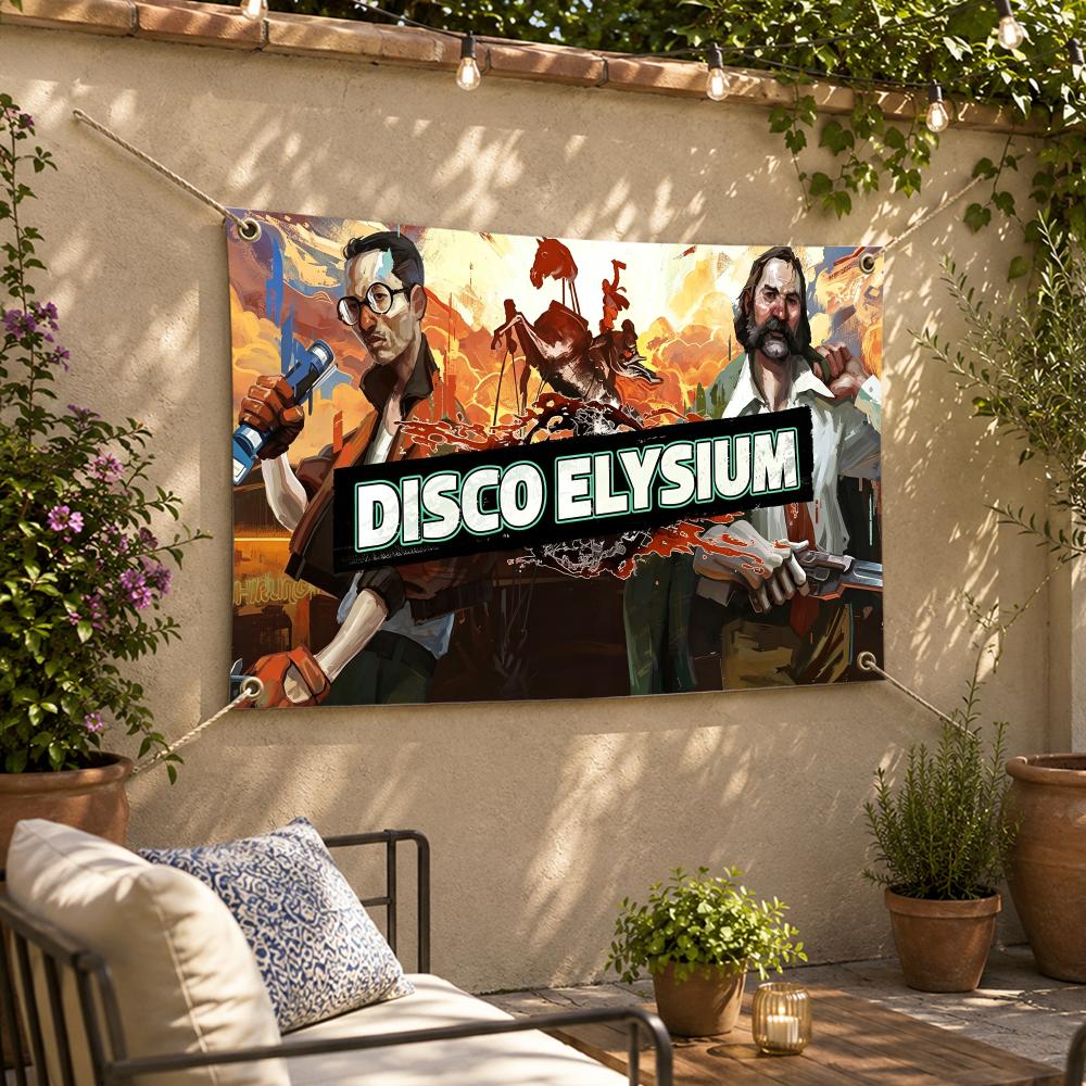 Bandeira Decorativa Game-Disco - Outdoor Camping Rpg avaliação e preço