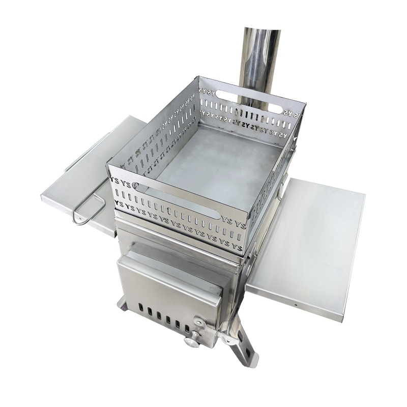 Fogão de Sauna em Aço Inoxidáv - Outdoor Camping Wood Burning Stove avaliação e preço