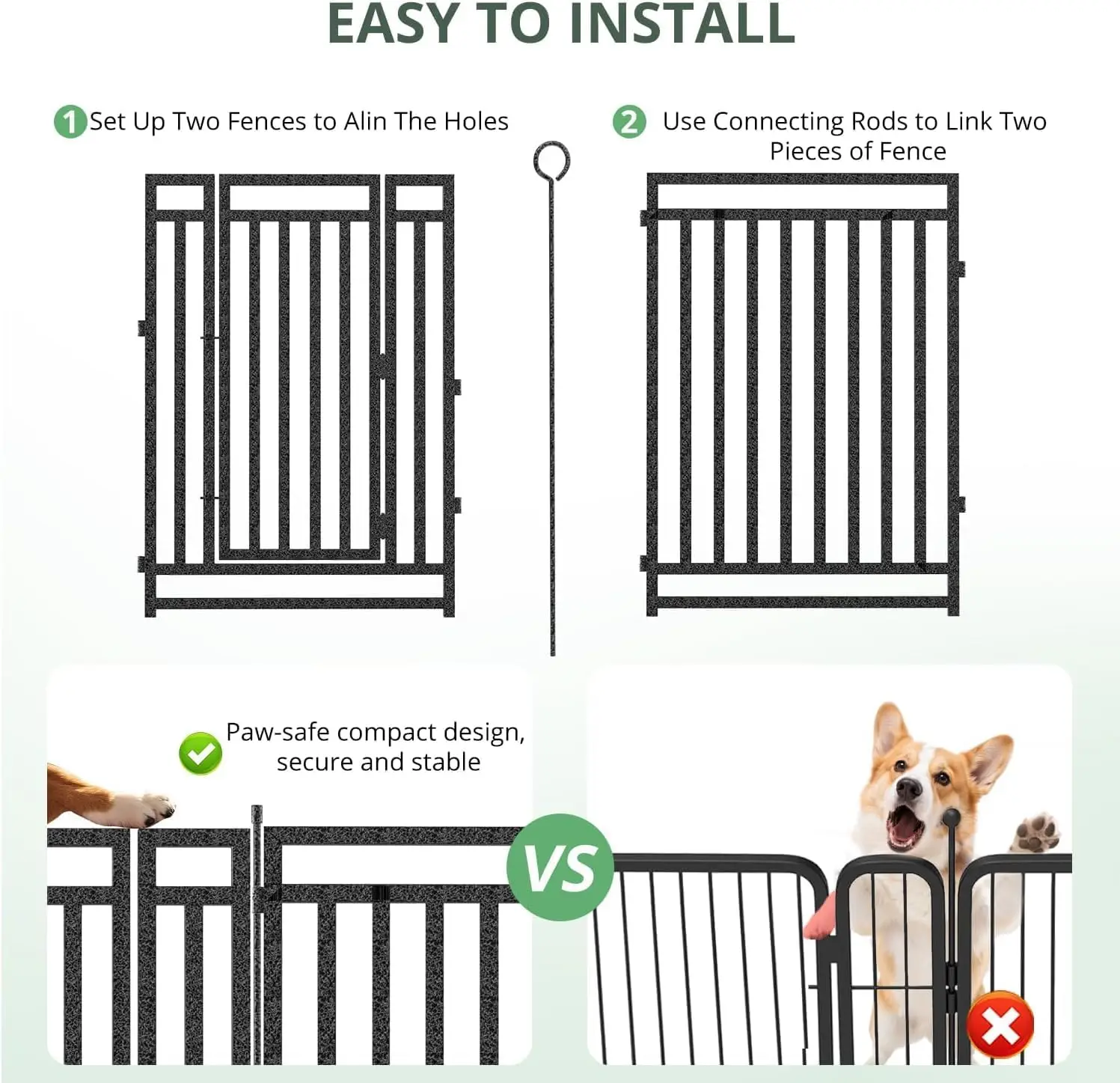 Cercado para Cães para Uso Ext - Outdoor Camping Dog Fence avaliação e preço