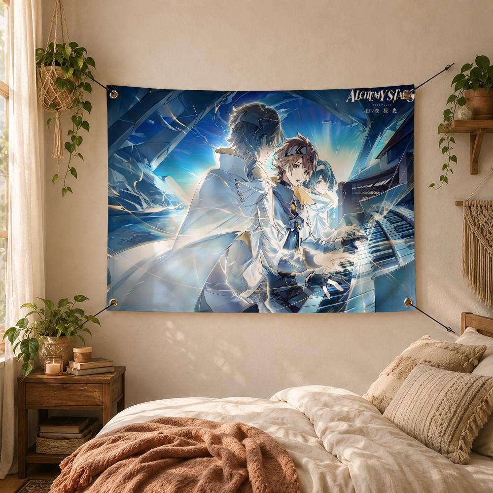 Bandeira decorativa com tema d - Outdoor Camping Rpg avaliação e preço