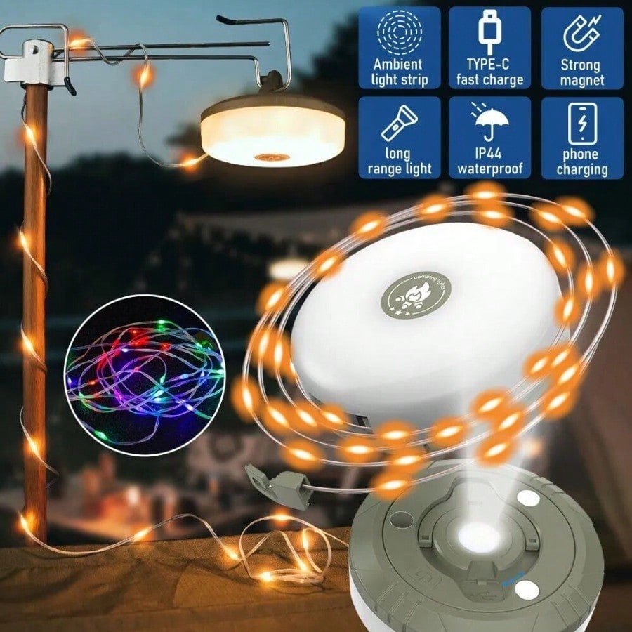 Luzes decorativas retráteis de - Camping Hammock avaliação e preço
