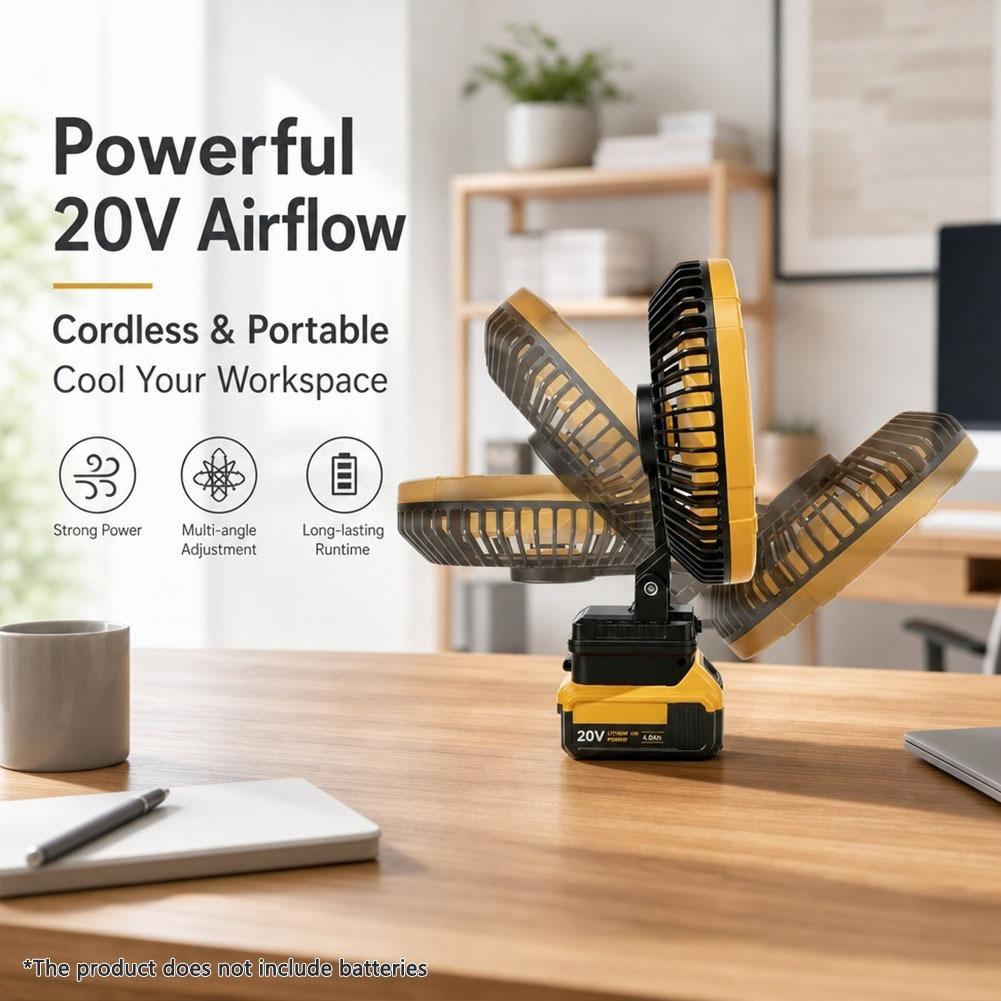 Ventilador DC com carregamento - Outdoor Camping Ventilator avaliação e preço