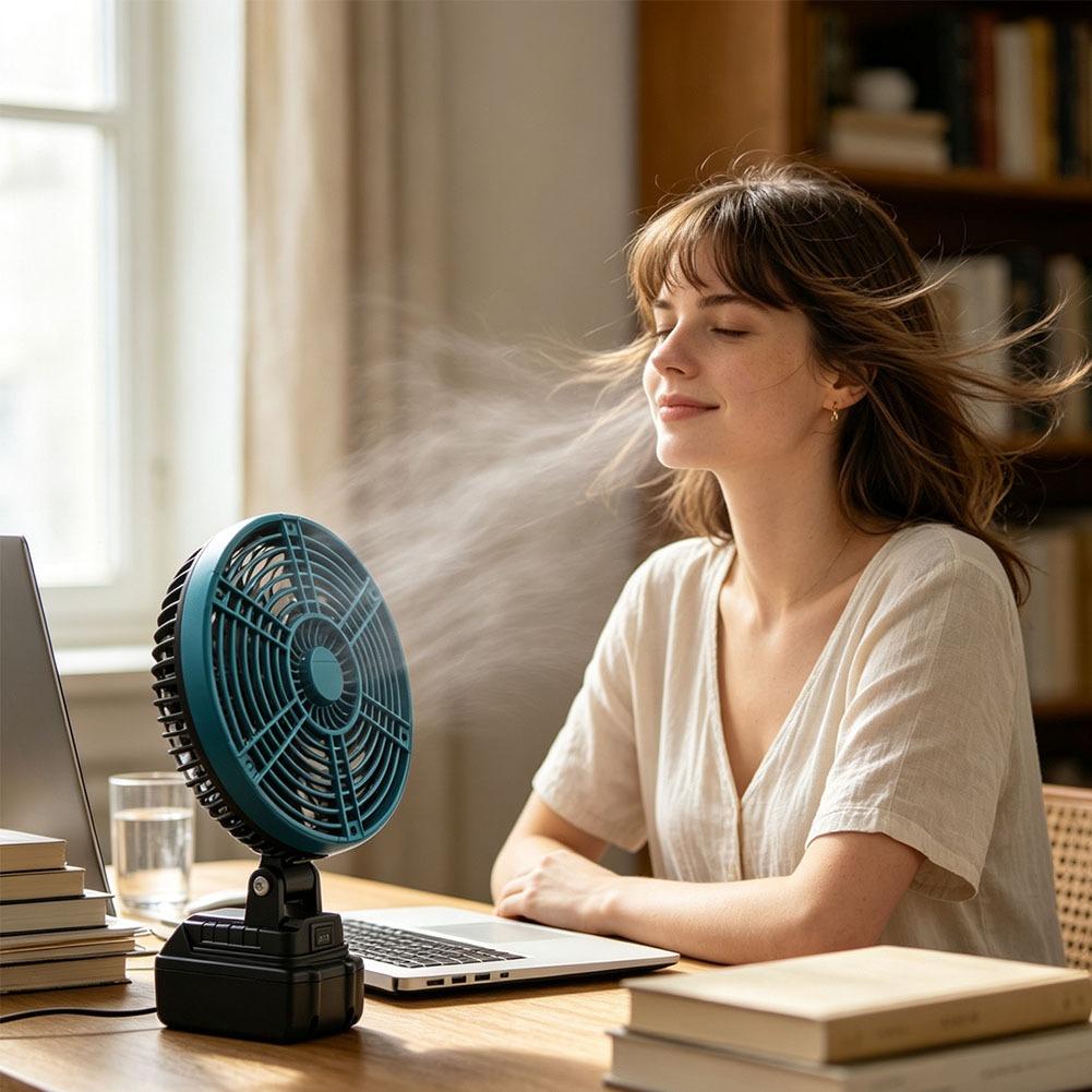 Ventilador DC com carregamento - Outdoor Camping Ventilator avaliação e preço
