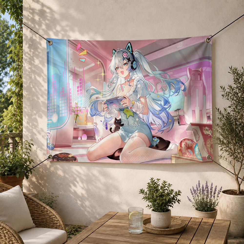 Bandeira decorativa com tema d - Outdoor Camping Rpg avaliação e preço