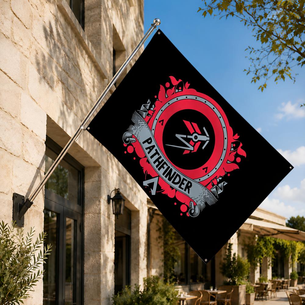 Bandeira decorativa com tema d - Outdoor Camping Rpg avaliação e preço