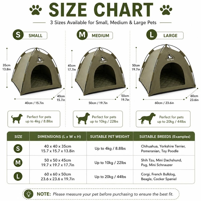 Casa Dobrável para Gatos, Tend - Outdoor Camping Dog Fence avaliação e preço